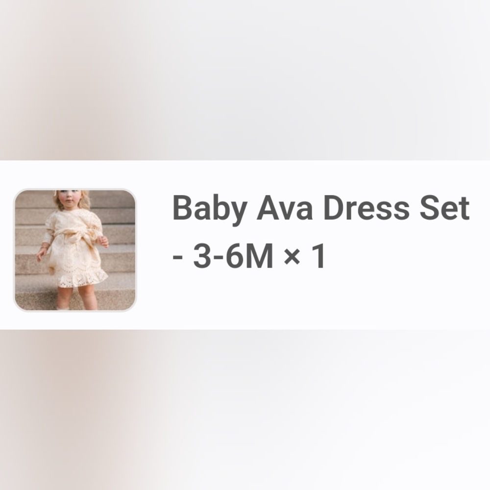 Baby Ava Dress Set
